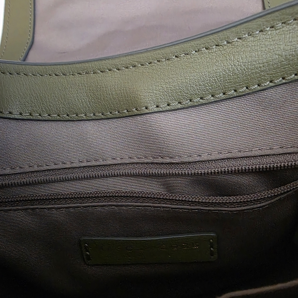GC Marc Jacobs New York Mini Rider Olive Crossbody Bag - Picture 14 of 16